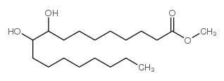 Octadecanoic acid,9,10-dihydroxy-, methyl ester Structure