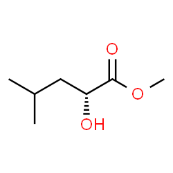 Methyl (2R)-2-hydroxy-4-methylpentanoate Structure