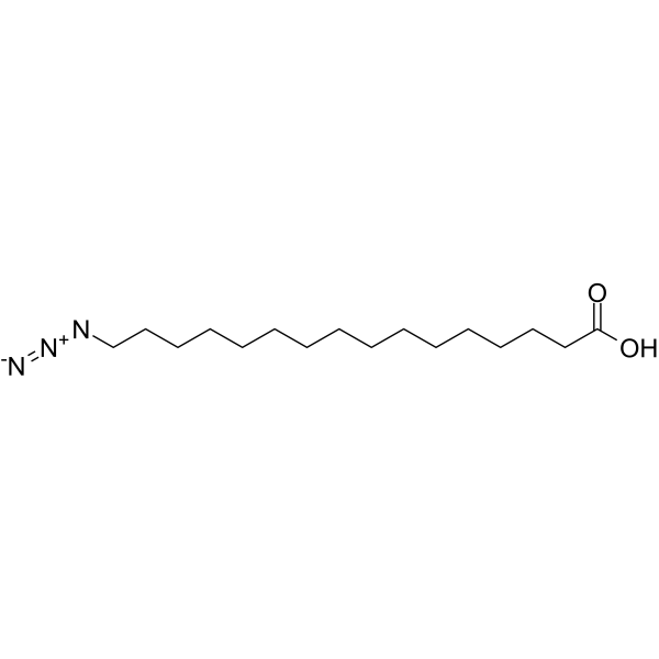 16-azidohexadecanoic acid Structure