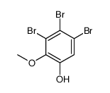 3,4,5-tribromo-2-methoxyphenol Structure