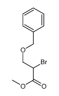 methyl 2-bromo-3-phenylmethoxypropanoate Structure