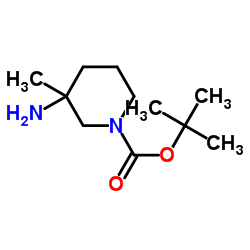 3-氨基-1-叔丁氧羰基-3-甲基哌啶图片