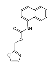 [1]naphthyl-carbamic acid furfuryl ester Structure