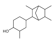 2-methyl-4-(2,5,6-trimethyl-3-bicyclo[2.2.1]heptanyl)cyclohexan-1-ol结构式