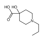 4-hydroxy-1-propyl-4-piperidinecarboxylic acid(SALTDATA: HCl) structure