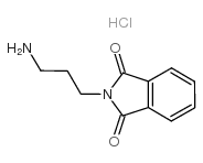 2-(3-氨基丙基)异吲哚啉-1,3-二酮盐酸盐结构式