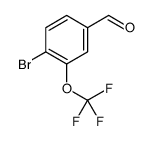 4-bromo-3-(trifluoromethoxy)benzaldehyde Structure