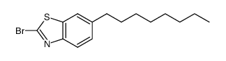2-bromo-6-octylbenzo[d]thiazole Structure