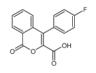 4-(4-fluorophenyl)-1-oxoisochromene-3-carboxylic acid结构式