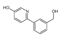 6-[3-(hydroxymethyl)phenyl]pyridin-3-ol结构式