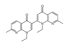 1-ethyl-1,4 dihydro-7-methyl-4-oxo-1,8-naphthyridine dimer Structure