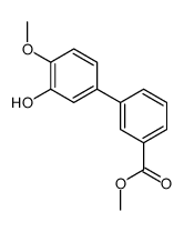 methyl 3-(3-hydroxy-4-methoxyphenyl)benzoate结构式