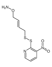 1-aminooxy-4-((3-nitro-2-pyridyl)dithio)but-2-ene Structure