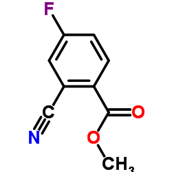 Methyl 2-cyano-4-fluorobenzoate Structure