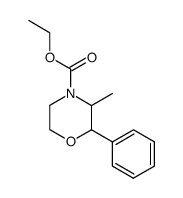ethyl 3-methyl-2-phenylmorpholine-4-carboxylate结构式