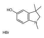 1,3,3-trimethyl-2H-indol-5-ol,hydrobromide结构式