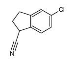 5-chloro-2,3-dihydro-1H-indene-1-carbonitrile Structure