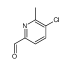 5-氯-6-甲基吡啶甲醛结构式