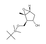 (1S,2R,3S,5R)-2-(((tert-butyldimethylsilyl)oxy)methyl)-1-methyl-6-oxabicyclo[3.1.0]hexan-3-ol Structure