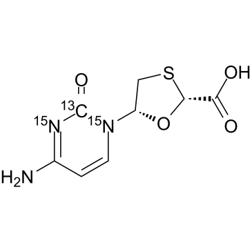 Lamivudine 13C,15N2结构式