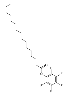(2,3,4,5,6-pentafluorophenyl) hexadecanoate Structure