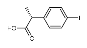 (R)-2-(4-iodophenyl)propanoic acid结构式