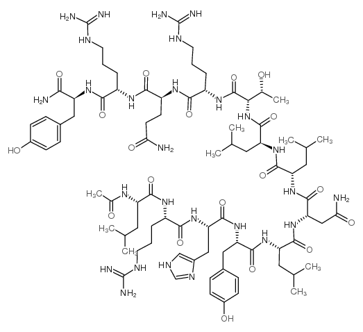 Acetyl-(Leu28·31)-Neuropeptide Y (24-36) trifluoroacetate salt Structure