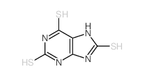 1H-Purine-2,6,8(3H)-trithione,7,9-dihydro- Structure