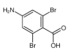 4-amino-2,6-dibromobenzoic acid Structure