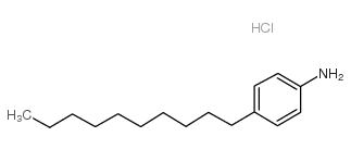 4-癸基苯胺盐酸盐结构式