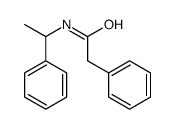 2-phenyl-N-(1-phenylethyl)acetamide Structure