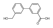 3’-(羟基甲基)联苯-3-羧酸结构式