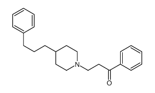 1-phenyl-3-[4-(3-phenylpropyl)piperidin-1-yl]propan-1-one Structure