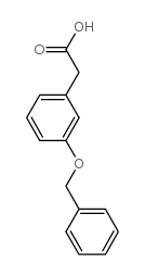 3-(Benzyloxyphenyl)acetic acid Structure