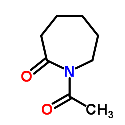 N-乙酰-ε-己内酰胺结构式