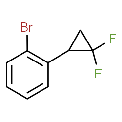 1-溴-2-(2,2-二氟环丙基)苯结构式