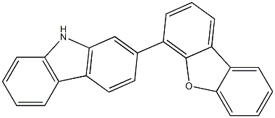 2-(4-二苯并呋喃)咔唑结构式