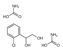 carbamic acid,1-(2-chlorophenyl)ethane-1,2-diol结构式