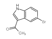 1-(5-溴-1H-吲哚-3-基)乙酮结构式
