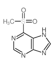 6-methylsulfonyl-5H-purine结构式