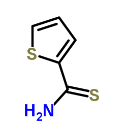 噻吩-2-硫代甲酰胺结构式