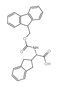 N-芴甲氧羰基-L-2-茚满甘氨酸结构式