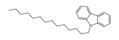 9-tetradecylcarbazole结构式
