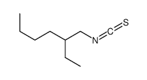 3-(异硫氰酸甲基)庚烷结构式