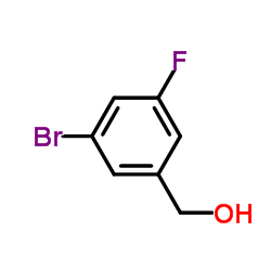(3-Bromo-5-fluorophenyl)methanol structure