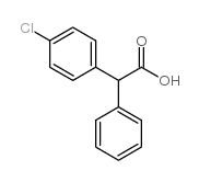 2-(4-氯苯基)-2-苯乙酸结构式