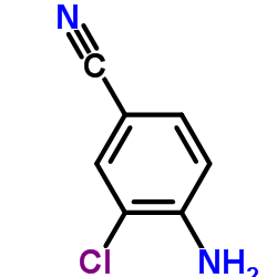 4-氨基-3-氯苯甲腈结构式