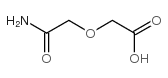 (2-amino-2-oxoethoxy)acetic acid Structure