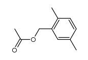 2,5-dimethylbenzyl acetate Structure