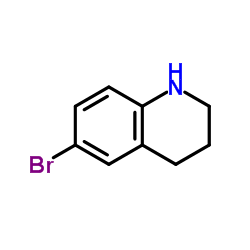 6-溴-1,2,3,4-四氢喹啉结构式